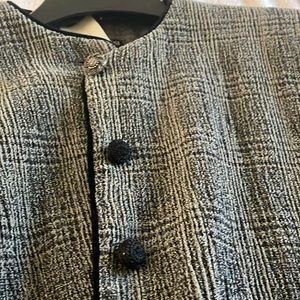 Georgio Armani, Milan,  size  44 (8), 1980's shoulder pads,  cotton/ wool